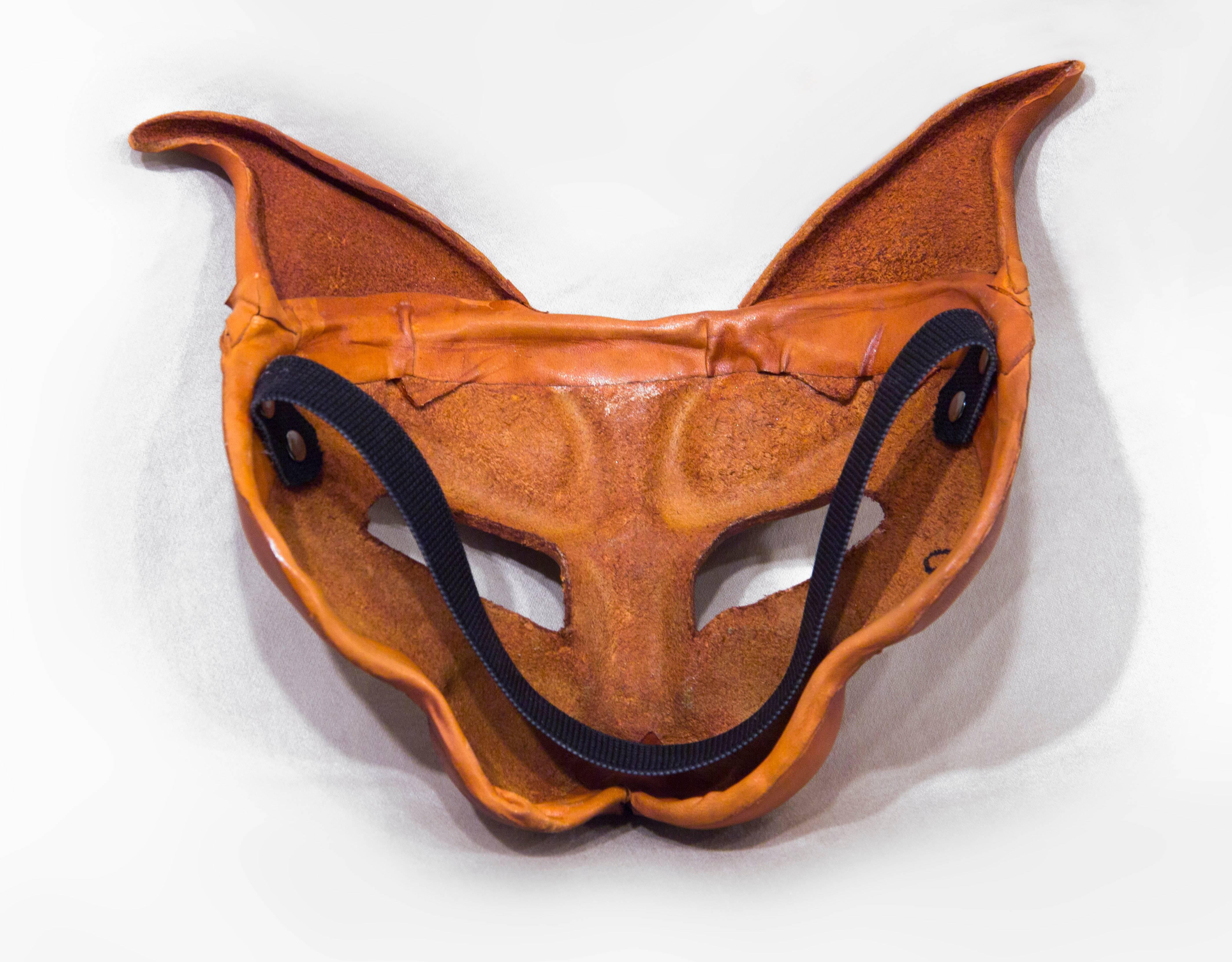 cat mask leather
