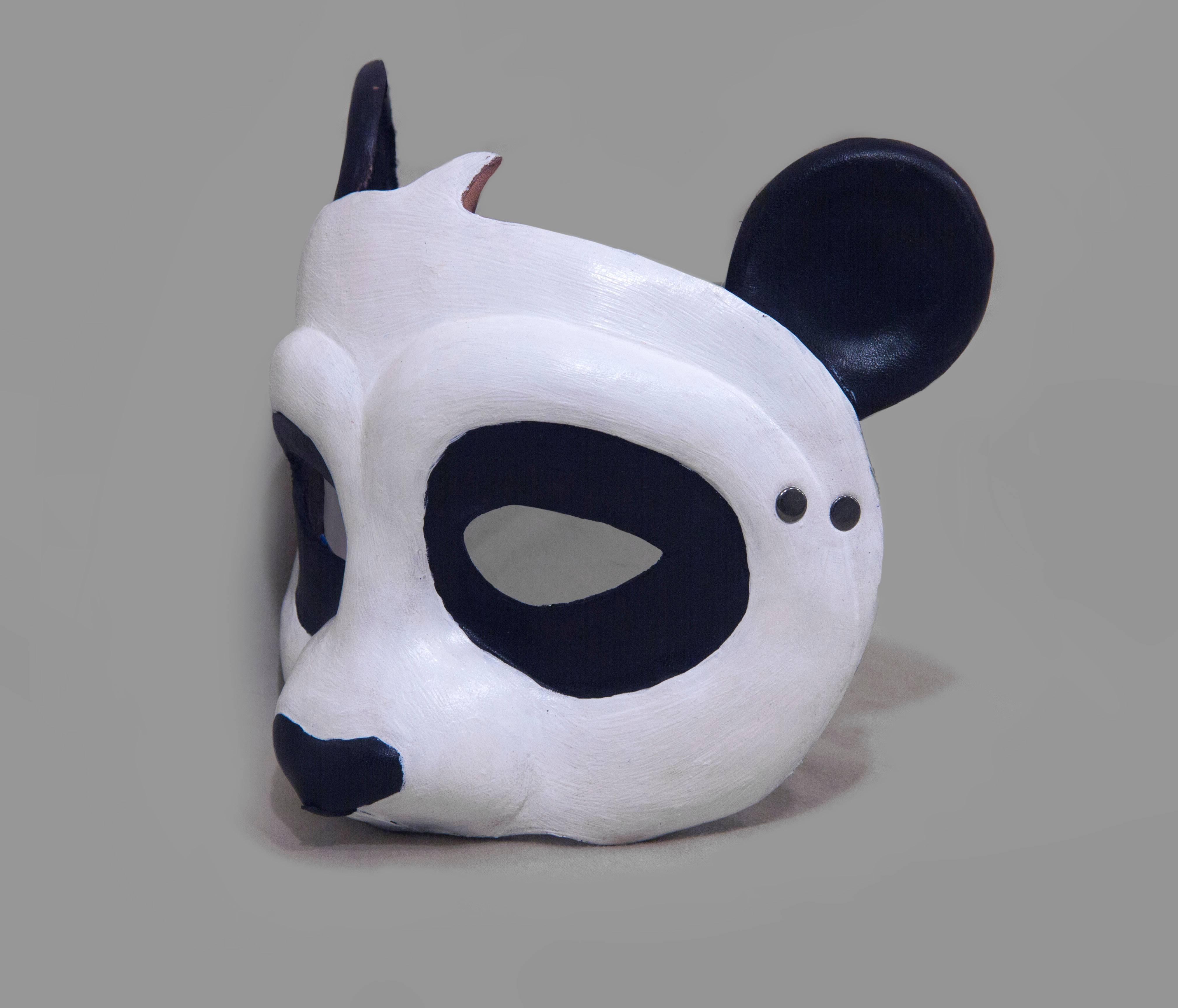 Leather Panda Mask (amerikanisch)