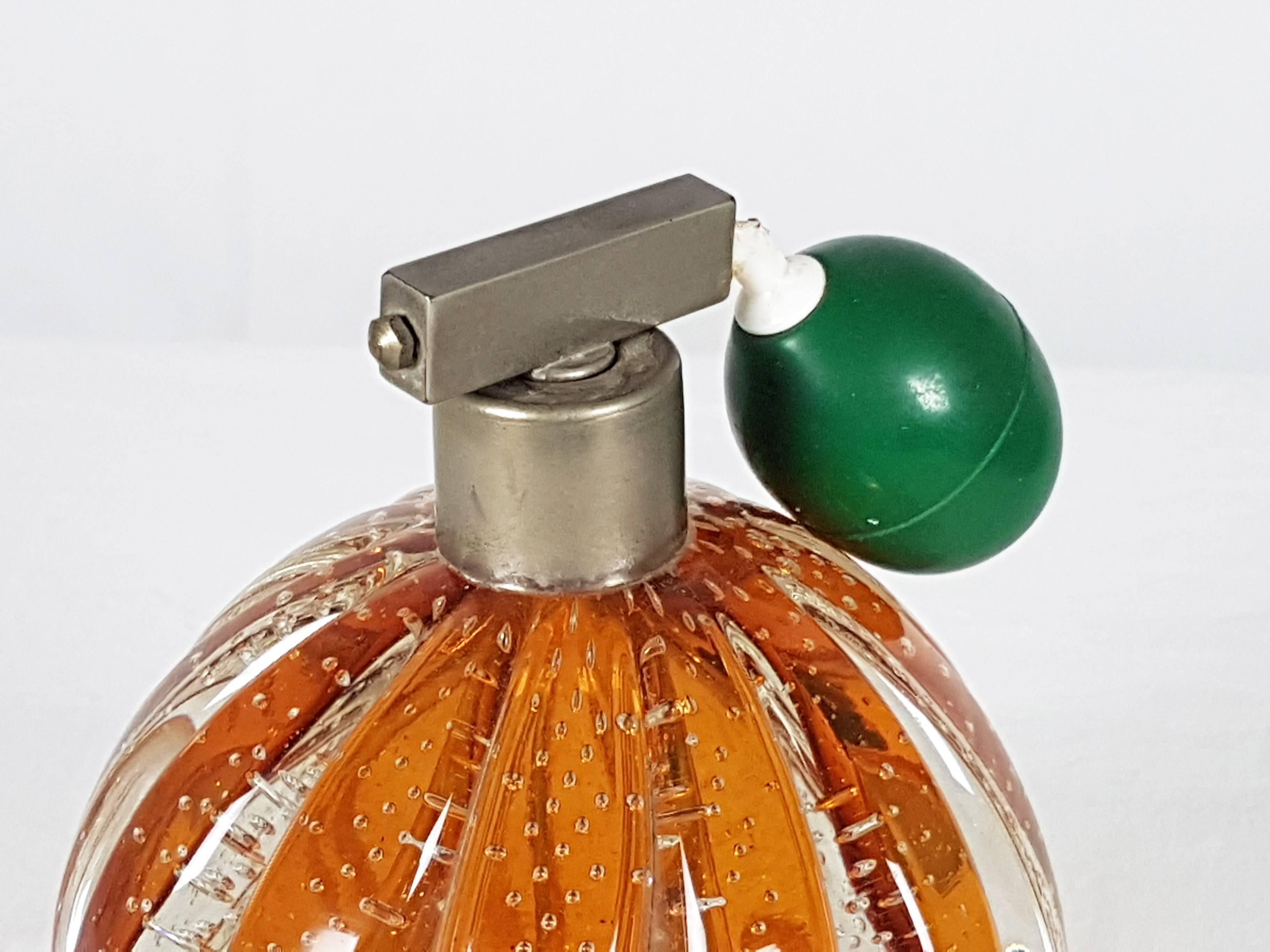 Italian Murano Sommerso Glass Vanity Boxe and Accessories by Seguso, 1940s 4