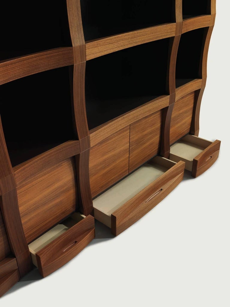 "Shirley" Wooden Bookcase For Sale at 1stDibs