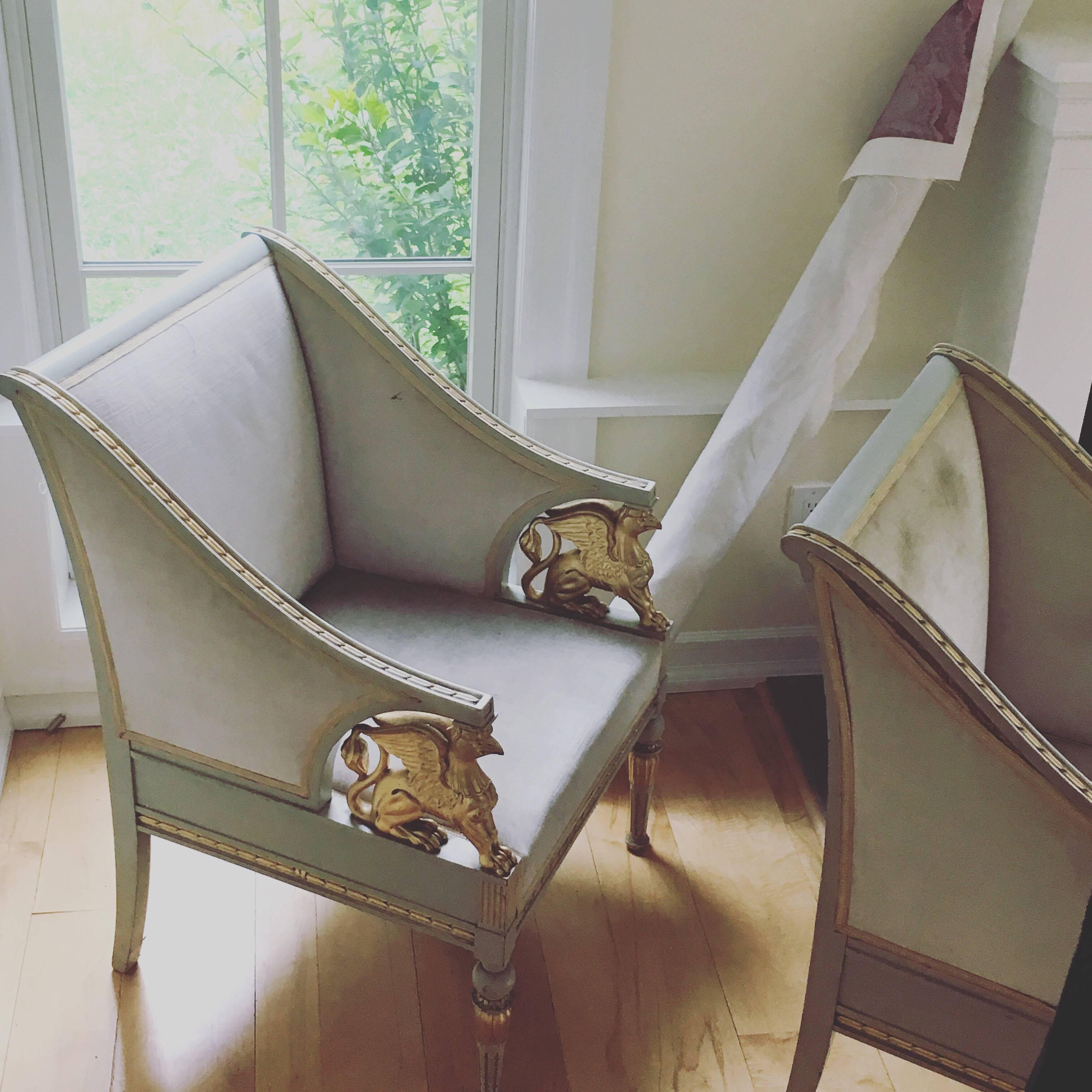 Swedish Late Gustavian Neoclassical Style Suite For Sale 3