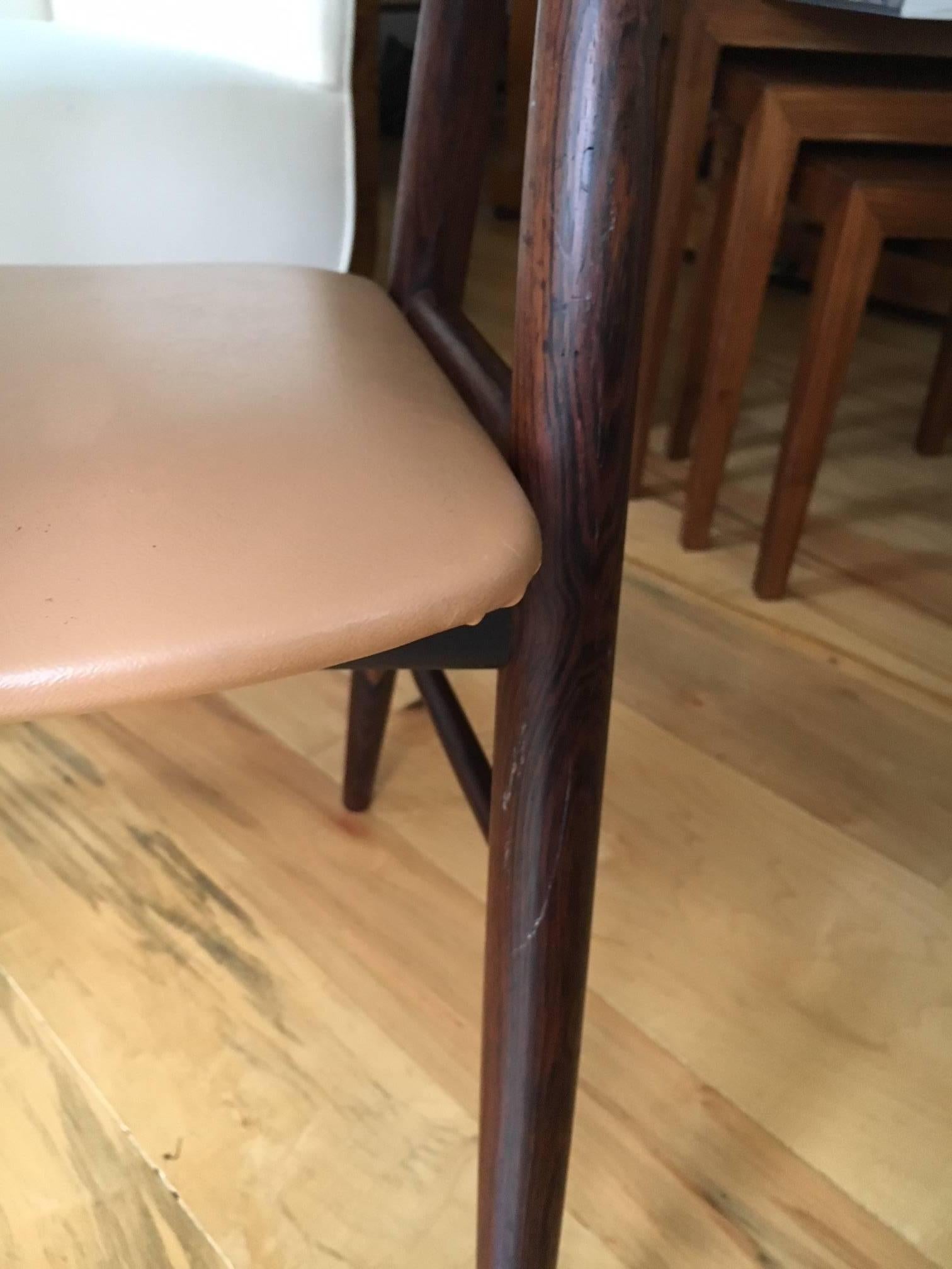 Danish Modern Rosewood Desk Chair 1