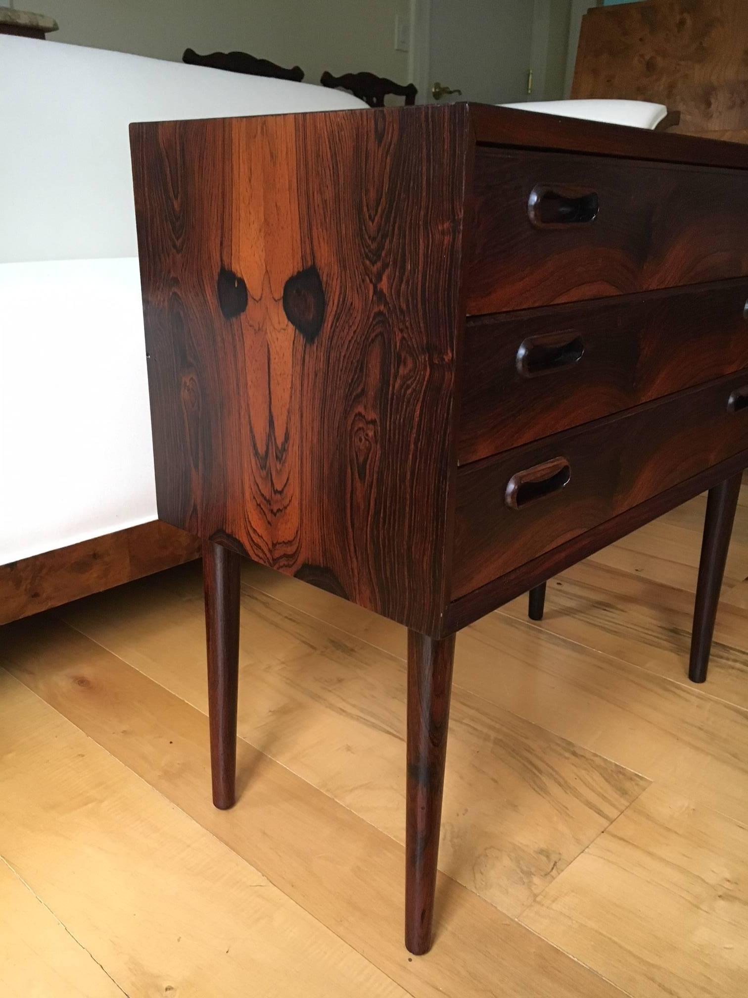 Danish Modern Rosewood Commode In Good Condition In Garrison, NY