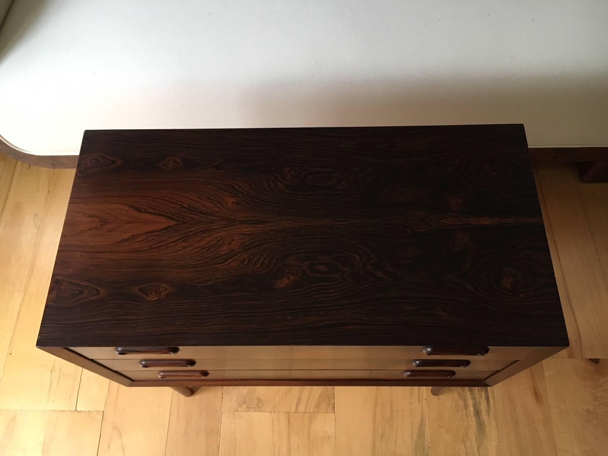 Danish Modern Rosewood Commode 5