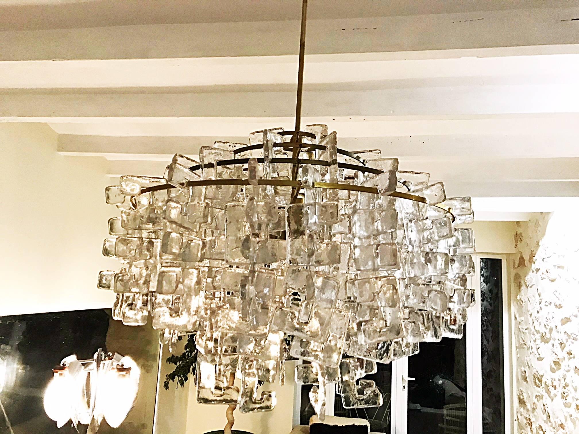 Carlo Nason mid-century chandelier Murano glass 290 Pc italian , 1960 In Excellent Condition For Sale In Denia, ES