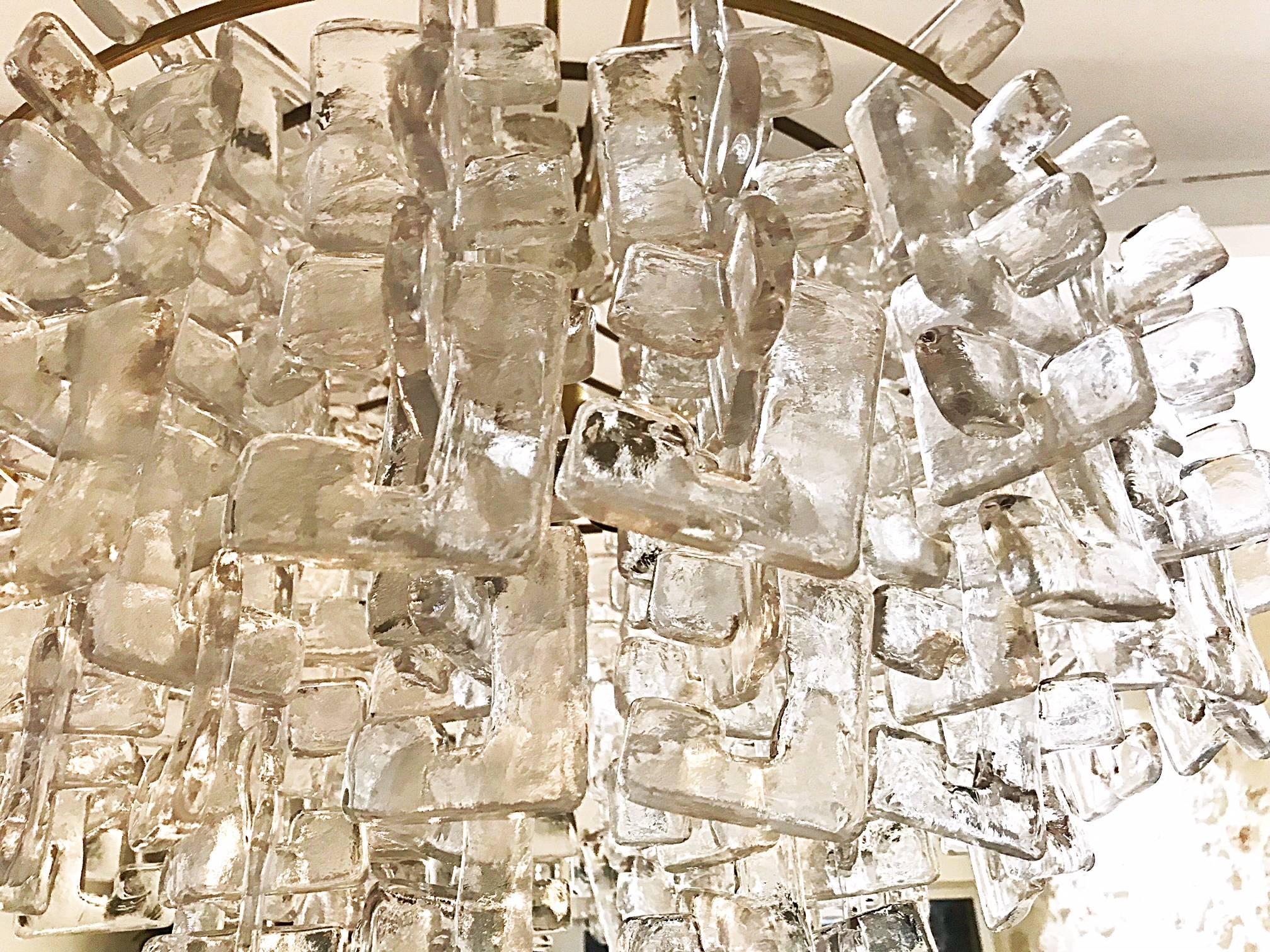 Mid-20th Century Carlo Nason mid-century chandelier Murano glass 290 Pc italian , 1960 For Sale