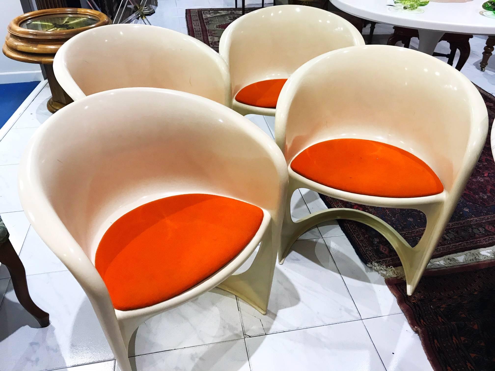 Baltic Dining room chairs Steen Ostergaa for Cado, 1960