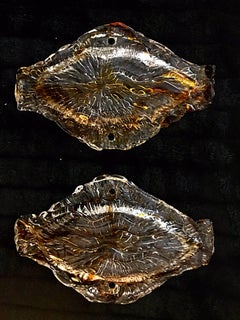 Mazzega midcentury Murano sconce glass handblown italian, 1960