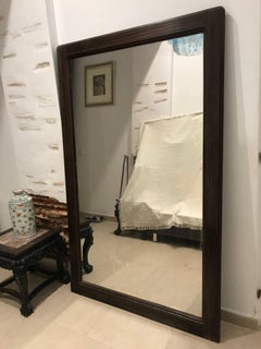 Louis Majorelle Mirror Art Deco Ebony Stamps , 1935