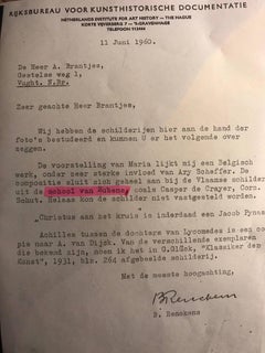 17th Century Painting Gaspar de Crayer School Frame, Certificate