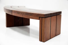 Indoor/Outdoor Bench in Black Walnut by Goebel