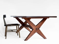Founders Dining Table by Fern, a Modern Sawbuck Style Dining Table