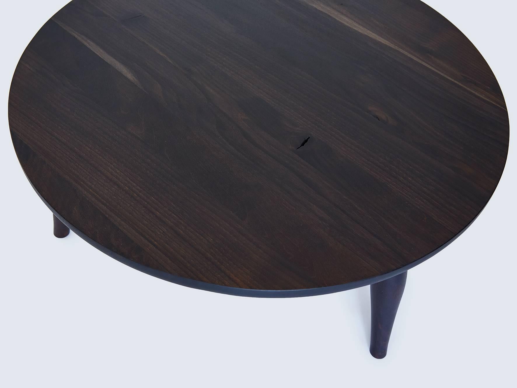The Swell coffee table features Fern's signature turned swell legs. Available in black walnut (natural, oxidized and ebonized), maple (natural, bleached and oxidized), cherry and white oak (natural and oxidized).

Custom sizing available.