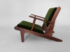 Hunting Chair, Low Upholstered Lounge Chair