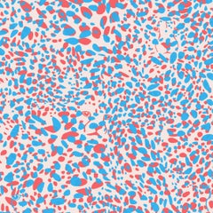 Cheetah Vision Designer Wallpaper in Color Candy 'Red, Blue and Blush'