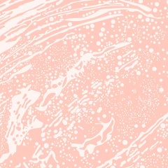 Cosmic Splash Designer Wallpaper in Dune 'Soft Pink and Peach'