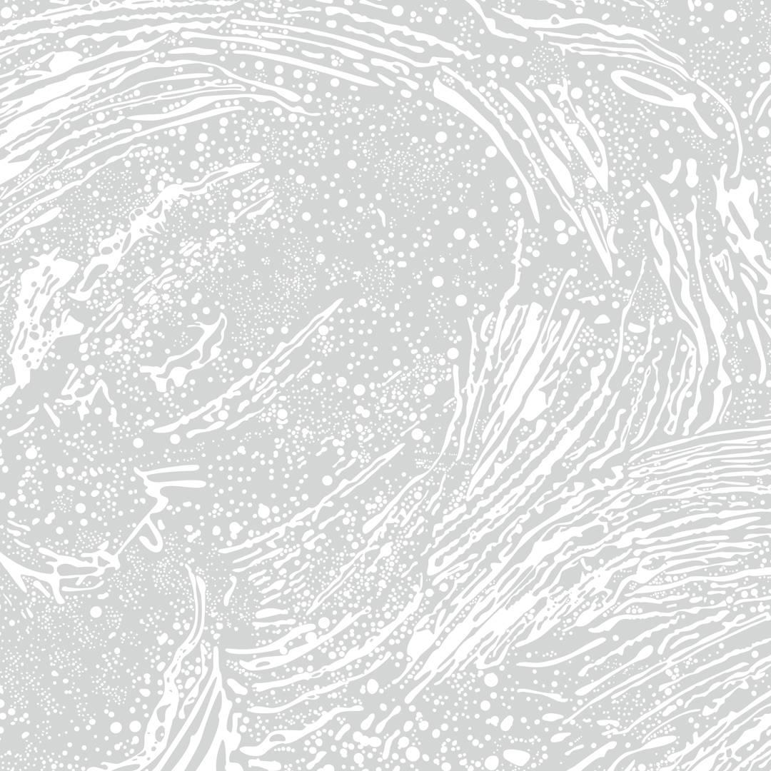Cosmic Splash Designer Wallpaper in Luna 'White and Pale Grey'