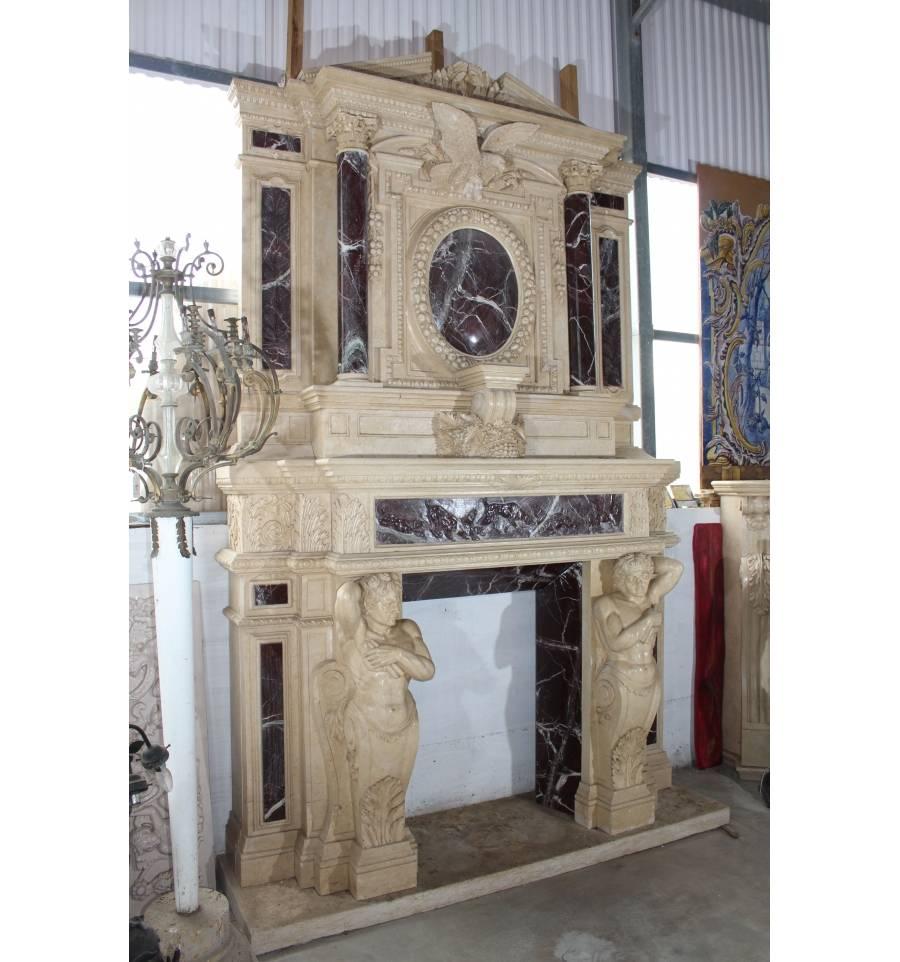 two story fireplace
