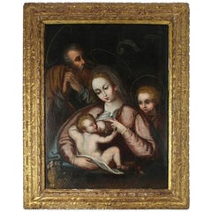 17th Century Spanish School Breastfeeding Virgin
