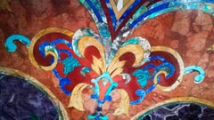 Italian Pietre Dure Inlay Stone Round Tabletop