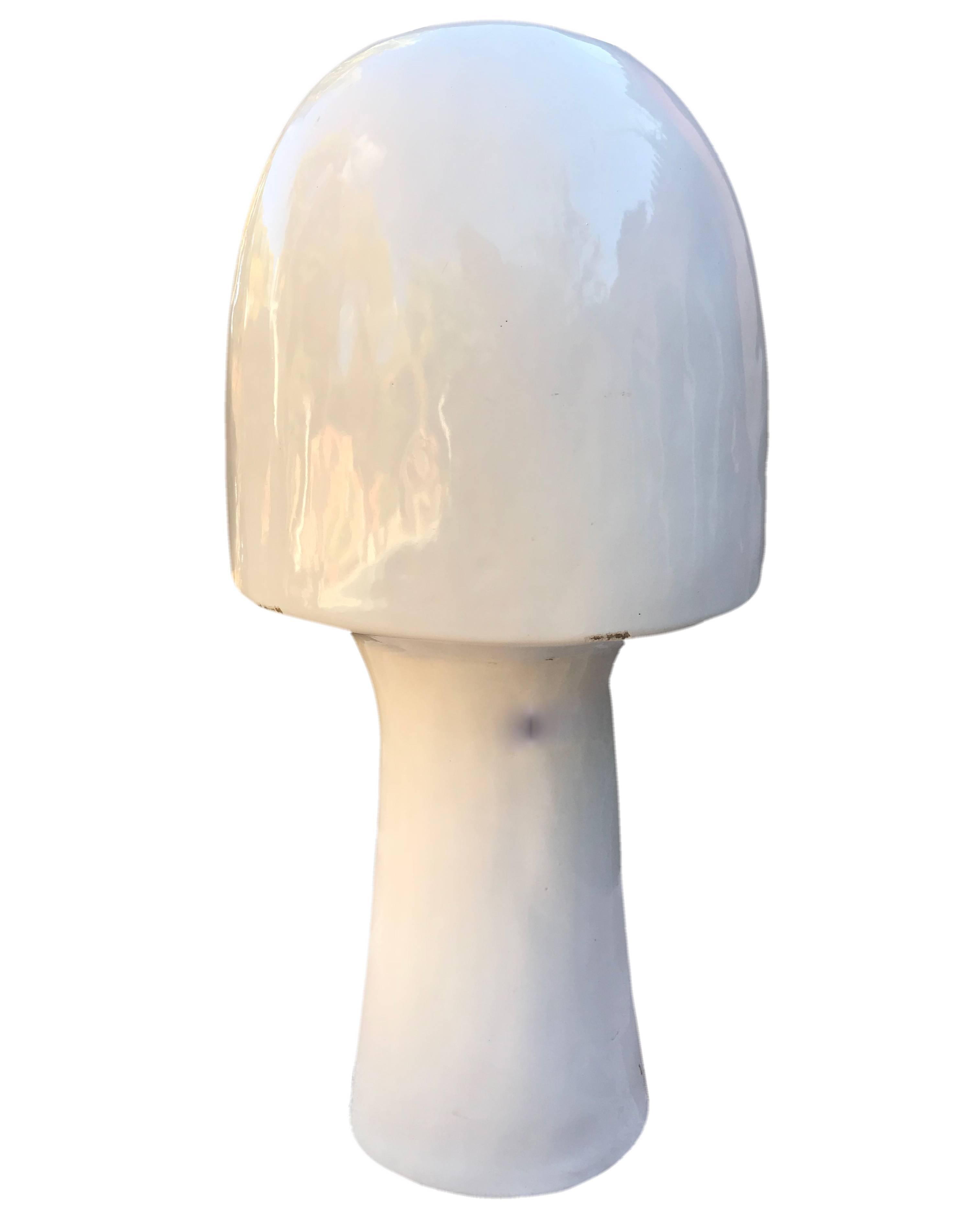 1980s French Glazed White Ceramic Bust In Good Condition For Sale In Marbella, ES