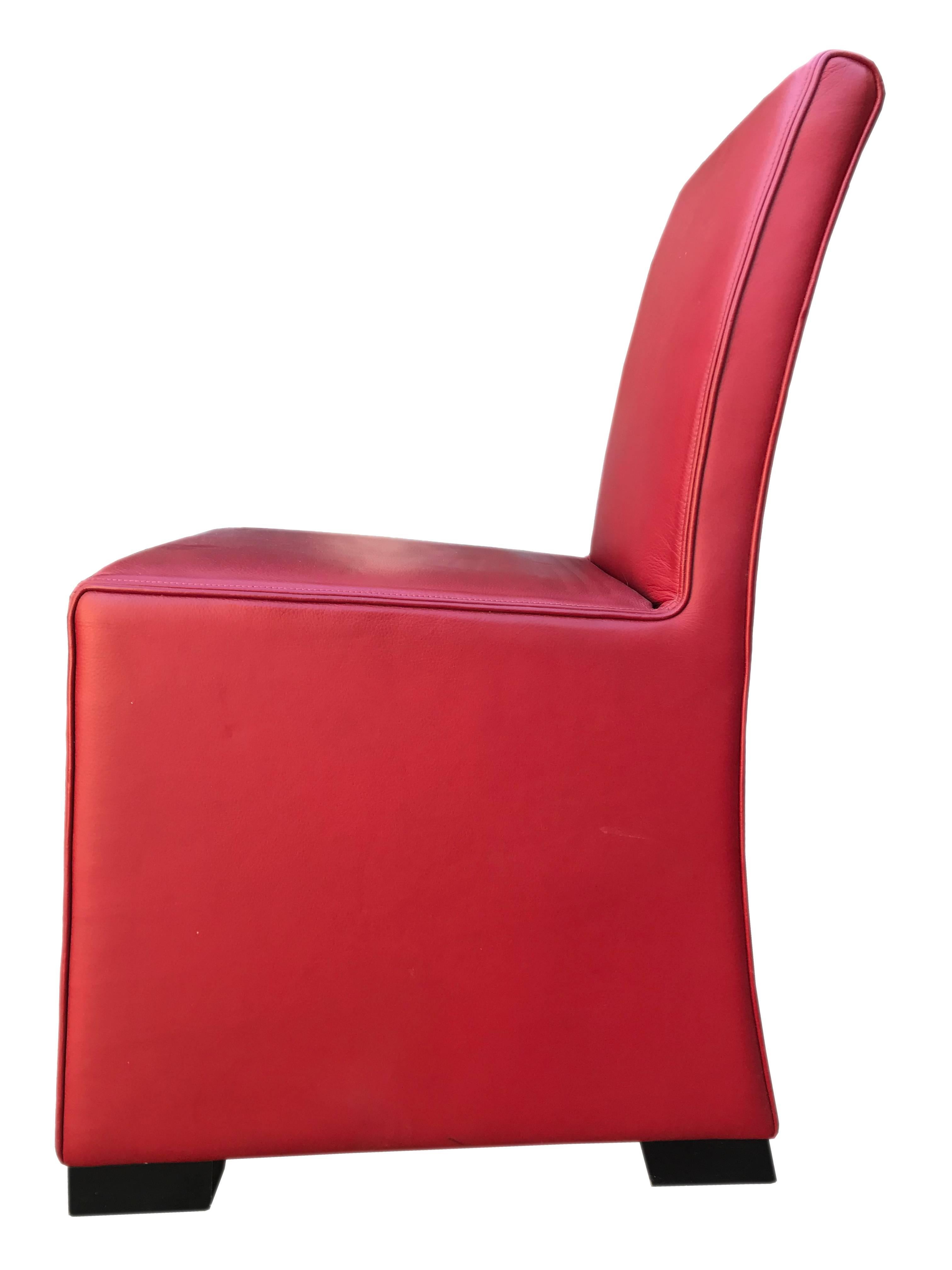 Mid-Century Modern 1980s Wittmann´s Austrian Leather Chairs