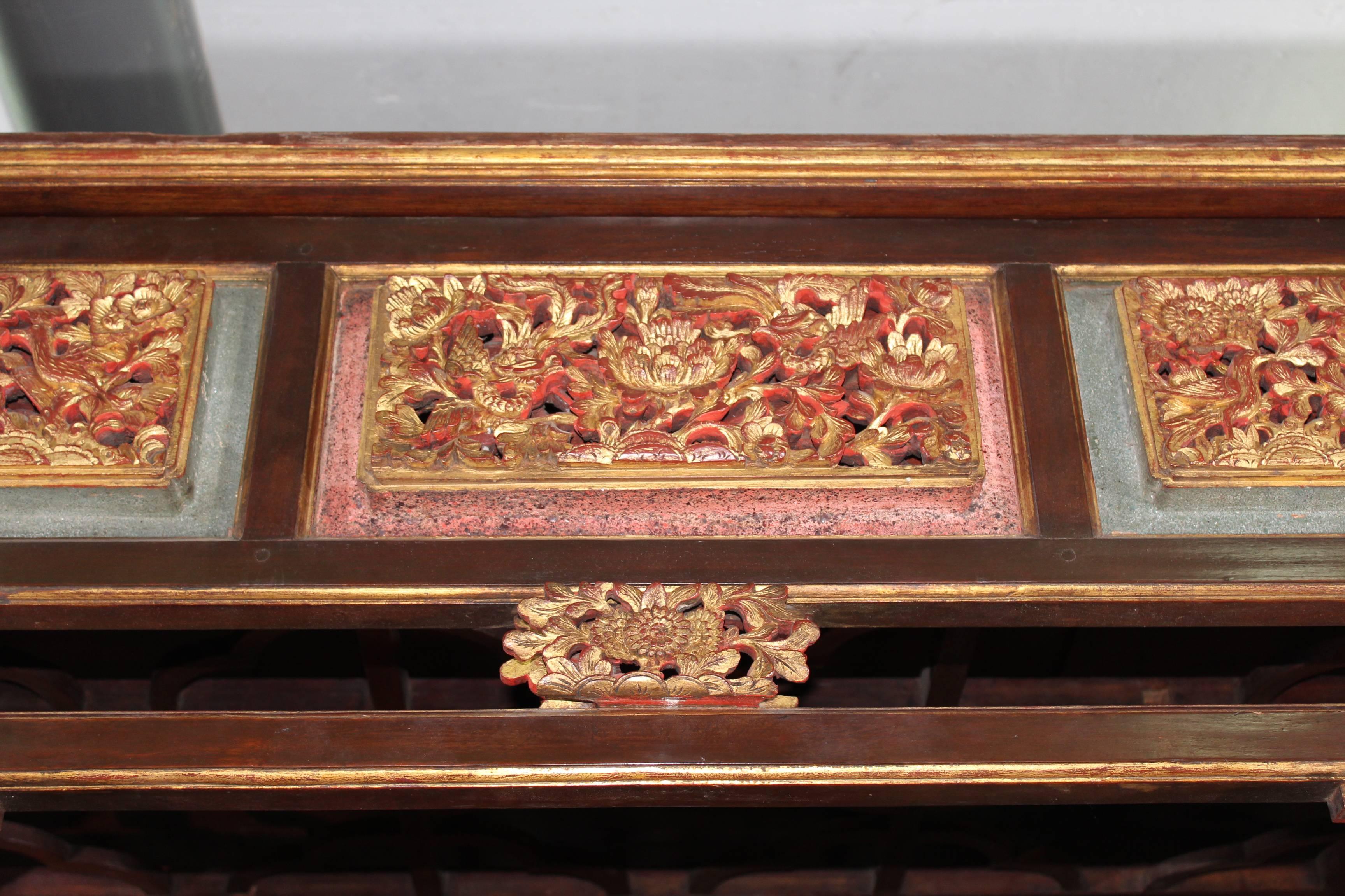19th Century Chinese Canopy Wedding Bed For Sale 2