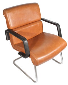 1970s Pair of Spanish Office Armchairs