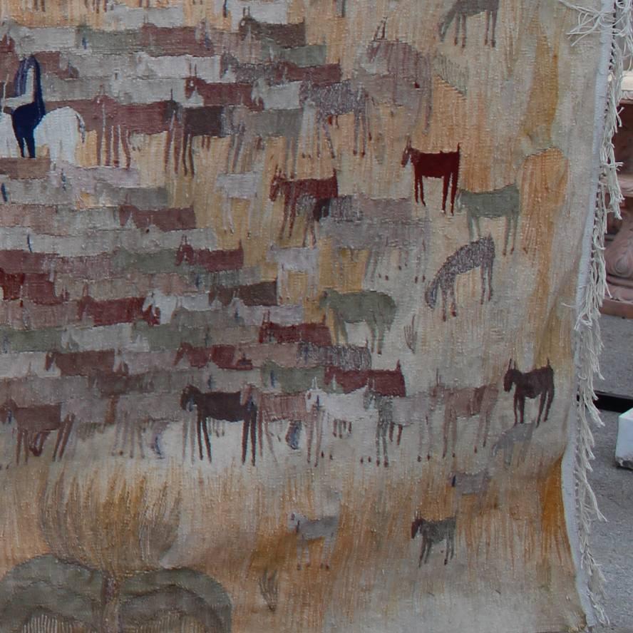Wool 1930, Tapestry Representing Shepherd with His Herd