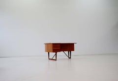 Peter Lovig Nielsen Teak Boomerang Desk Hedensted Møbelfabrik