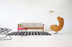 Three-Seat Sofa by Hans J. Wegner for GETAMA Model GE-40 Oak