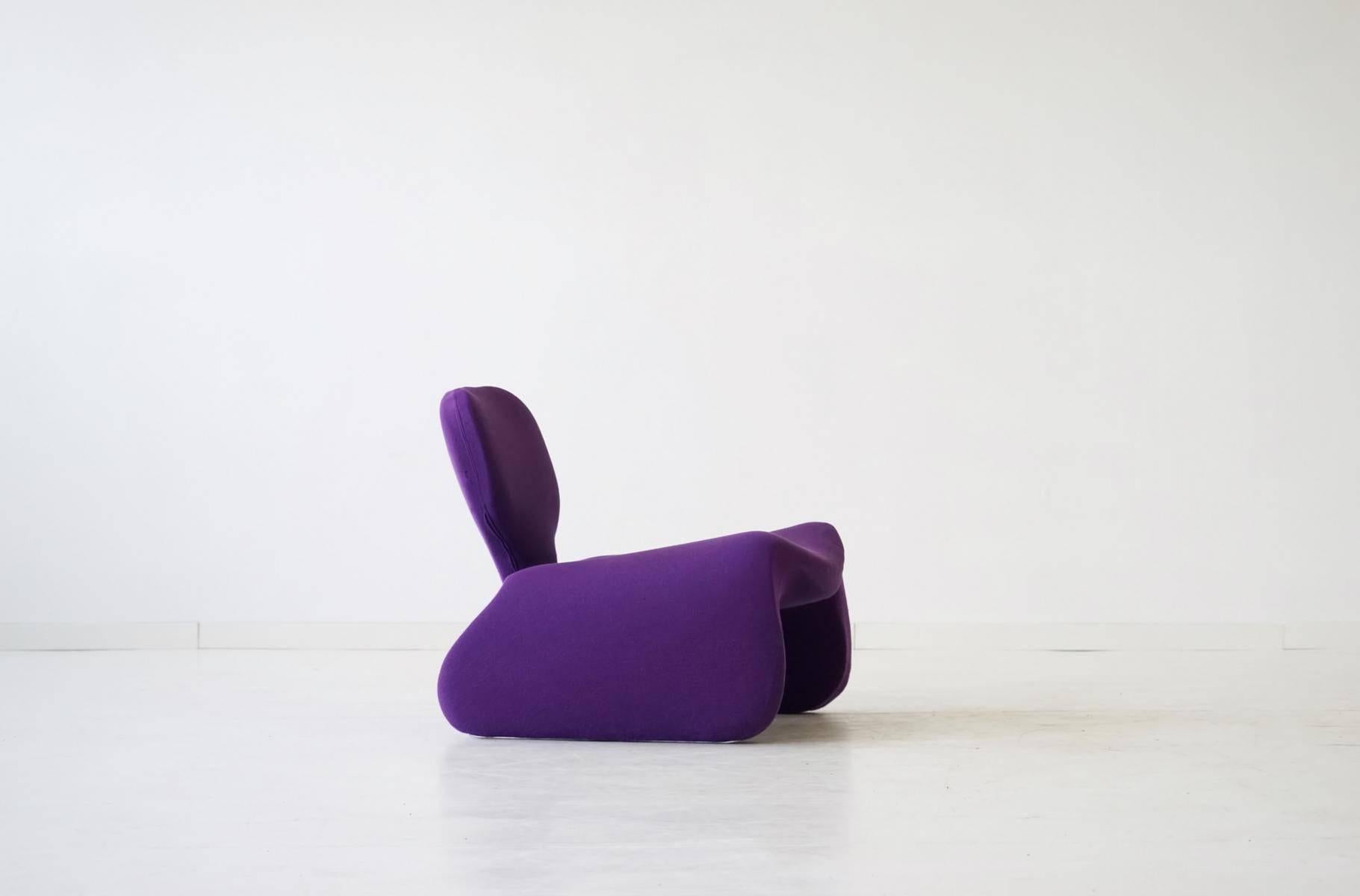 Lounge Chair by Olivier Mourgue for Airborne Djinn Space Age, 1960s 1