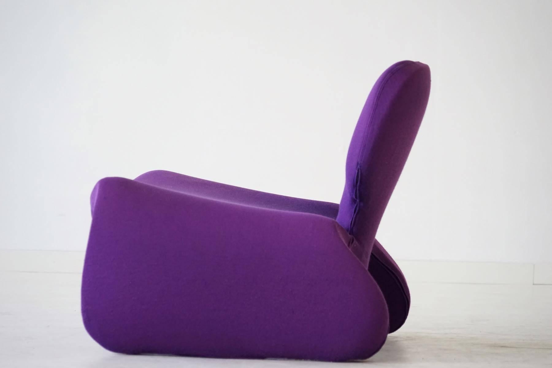 Lounge Chair by Olivier Mourgue for Airborne Djinn Space Age, 1960s In Excellent Condition In Telgte, DE