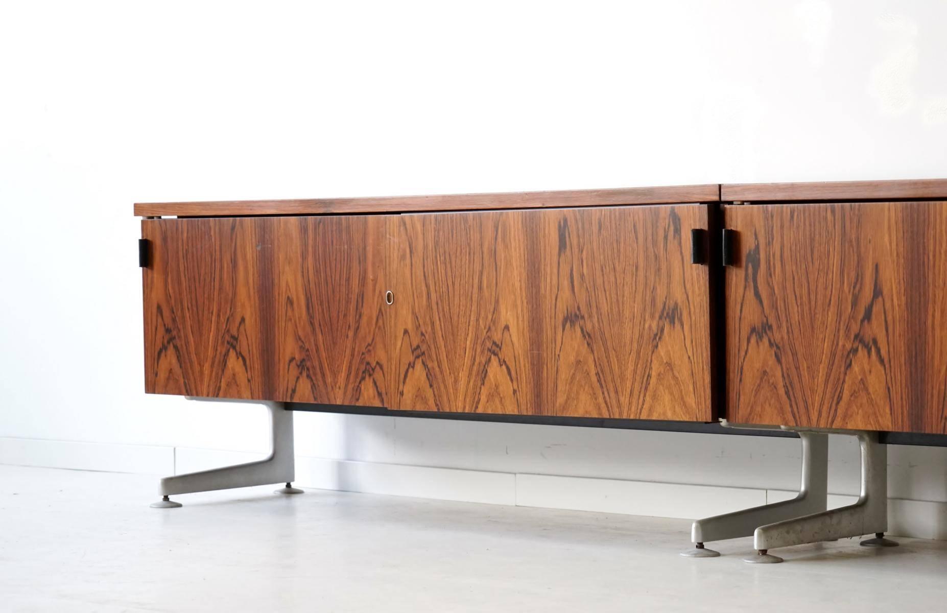 Mid-20th Century Set of Two VOKO Sideboard Midcentury Credenza Diplomat