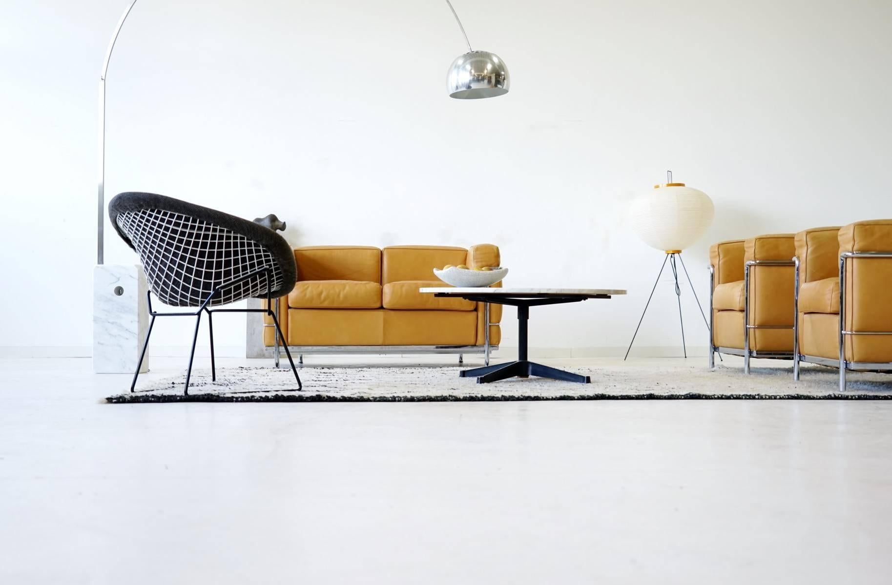 Diamond Wire Side Lounge Armchair by Bertoia Knoll International, Midcentury 3