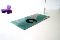 Dettagli su Blue Marine Tappeto Carpet by Eileen Gray ClassiCon Lana Vergine