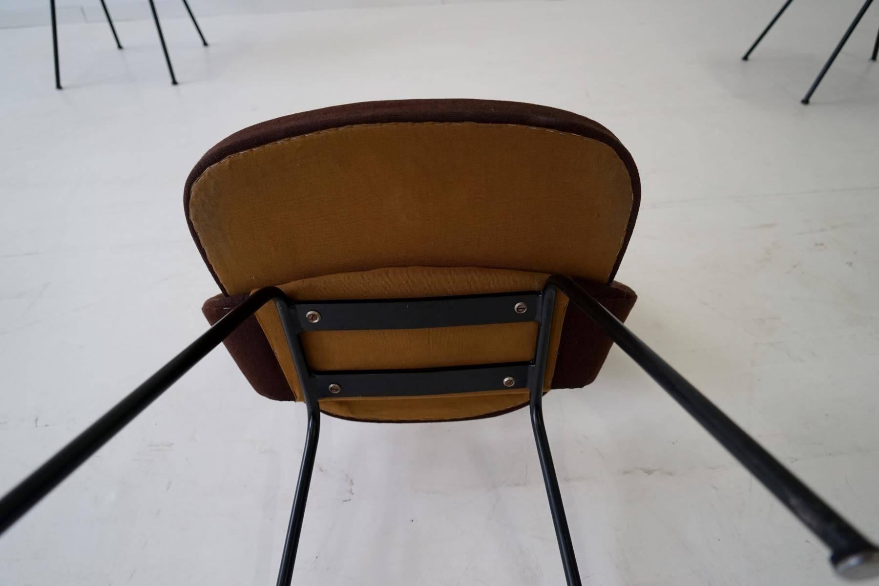 Set of Four Dining Side Chair Model 72 U by Eero Saarinen Knoll International 1