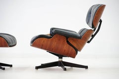 Original Lounge Chair and Ottoman by Charles Eames Herman Miller, Rosewood