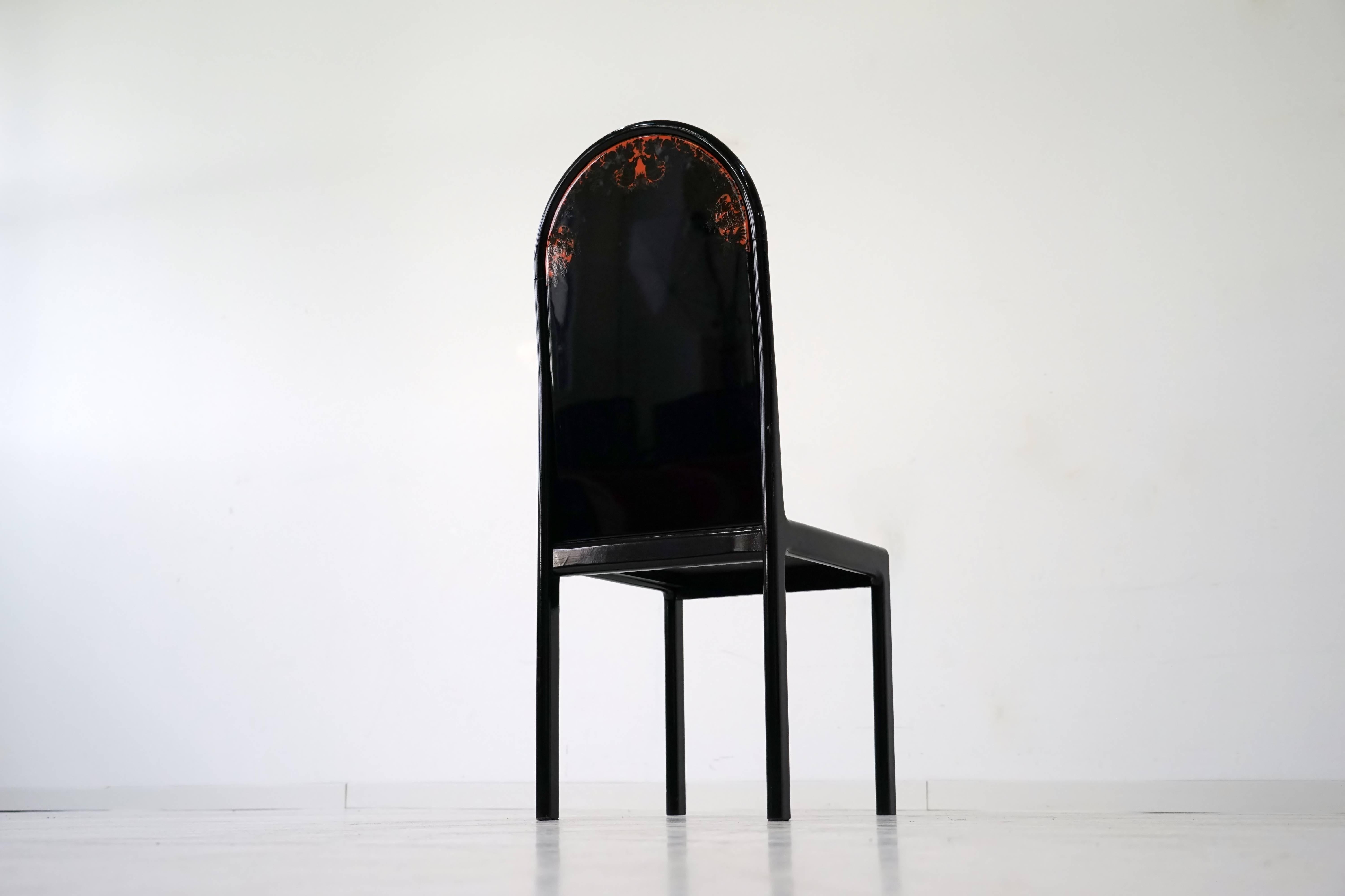 German Limited Edition Screen Chair by Bjorn Wiinblad for Rosenthal, 1970s 2