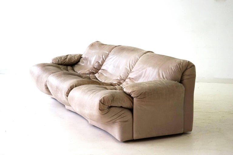3 Element Sofa By Wittmann Austria Model Gioconda Club Armchair Modular 1970s At 1stdibs