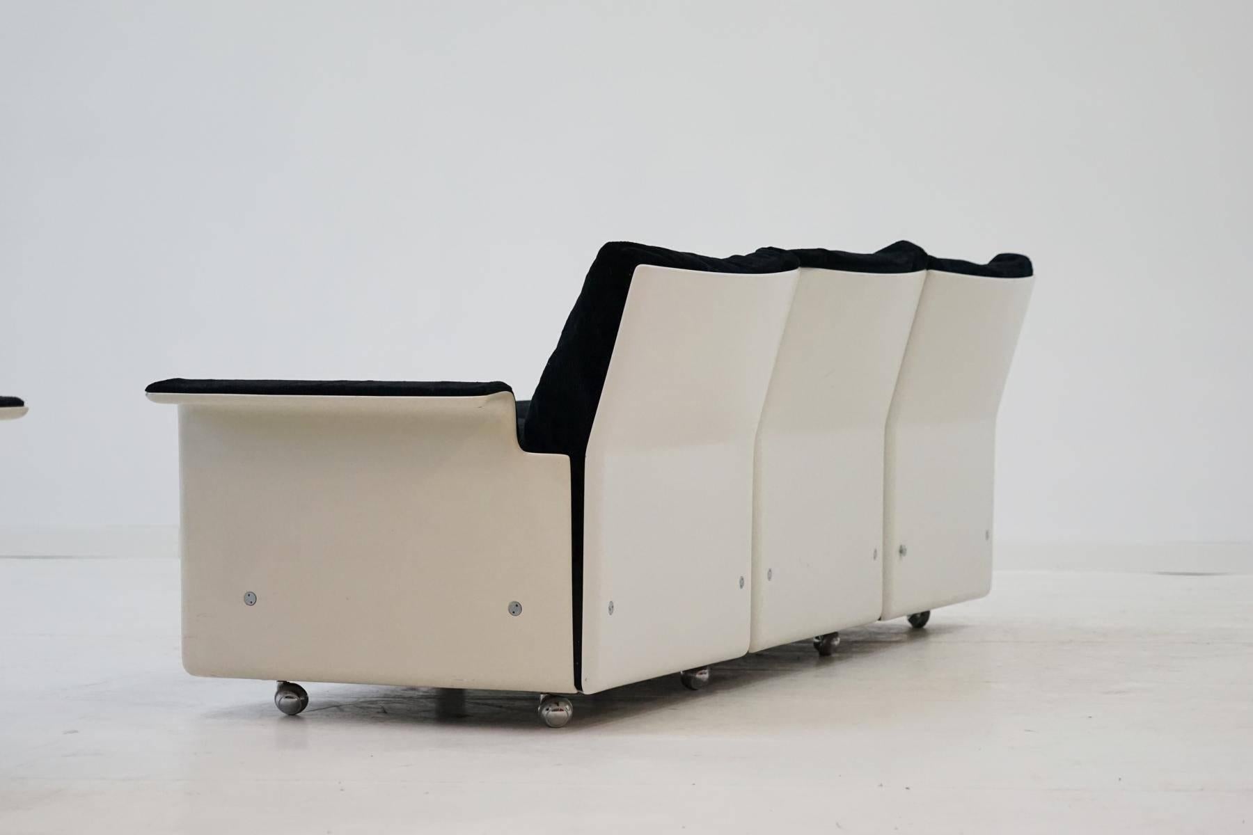 Three-Seat Sofa and Armchairs by Dieter Rams for Vitsoe, RZ 62 620 2