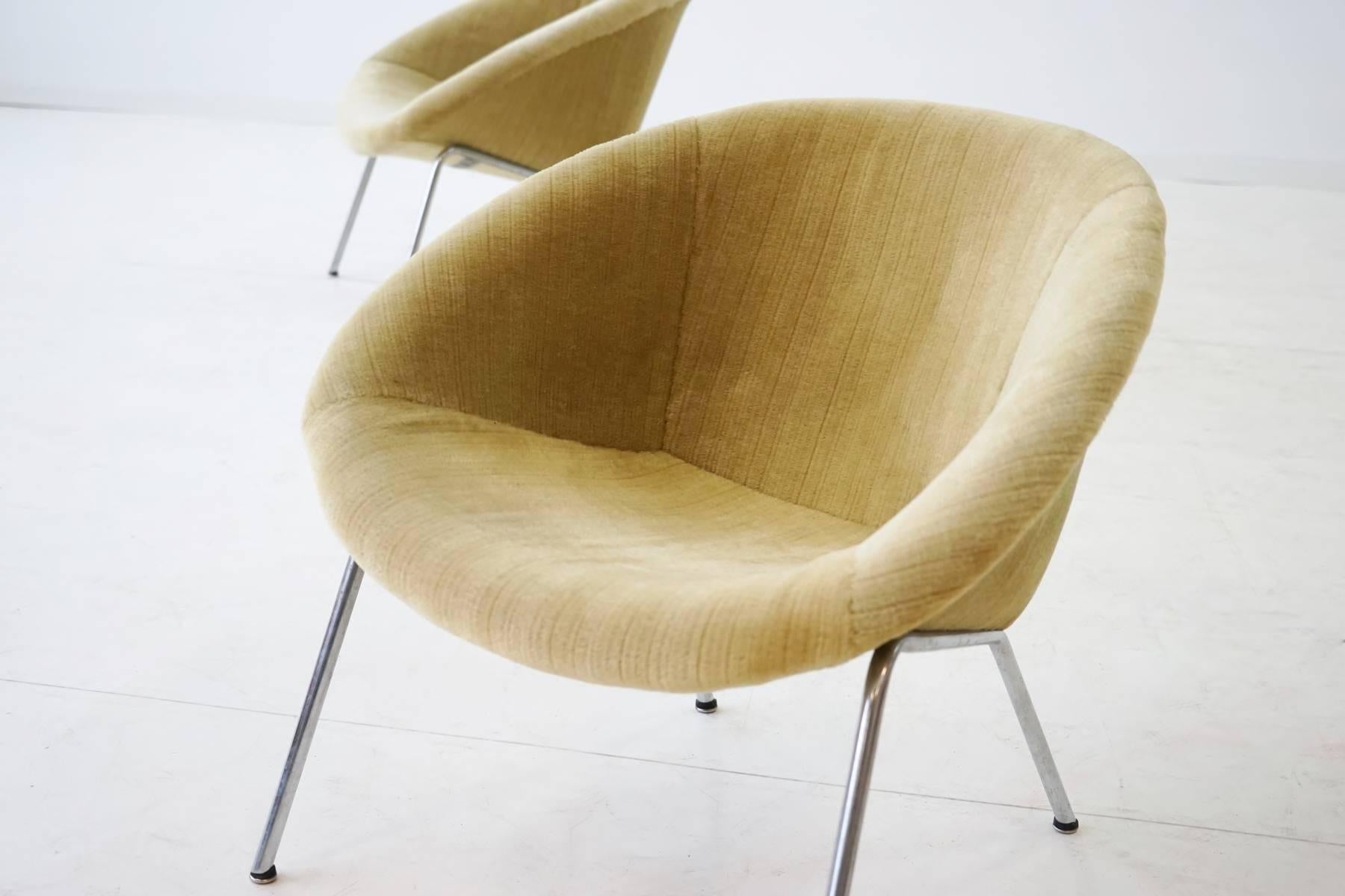 20th Century Set of Two 369 Side Lounge Chair by Walter Knoll Chair Mid-Century Modern, 1950s