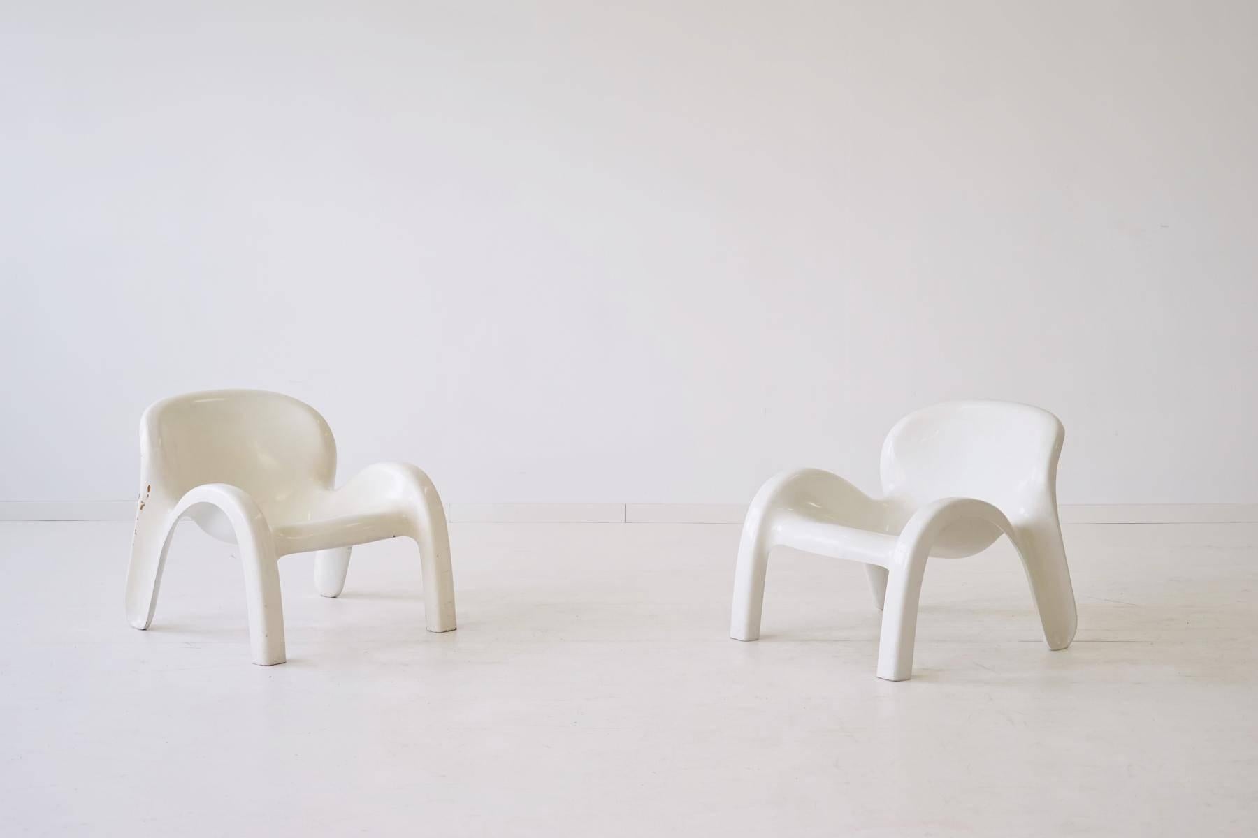 Set of Two Lounge Chairs GN2 by Peter Ghyczy for Reuter´s Form + Life Collection For Sale 2