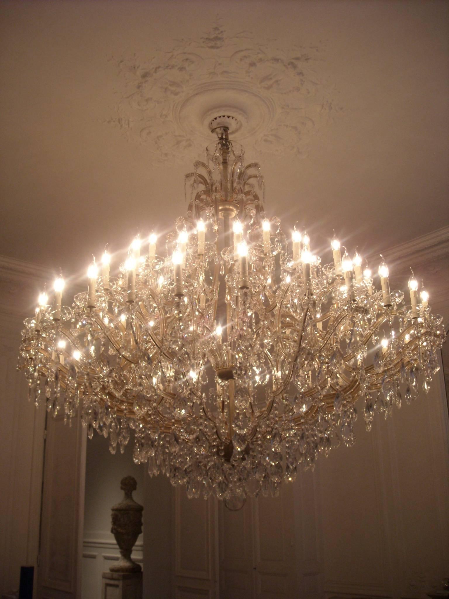 Large Maria Therese Chandelier with 60 Lights, 21st Century For Sale 2