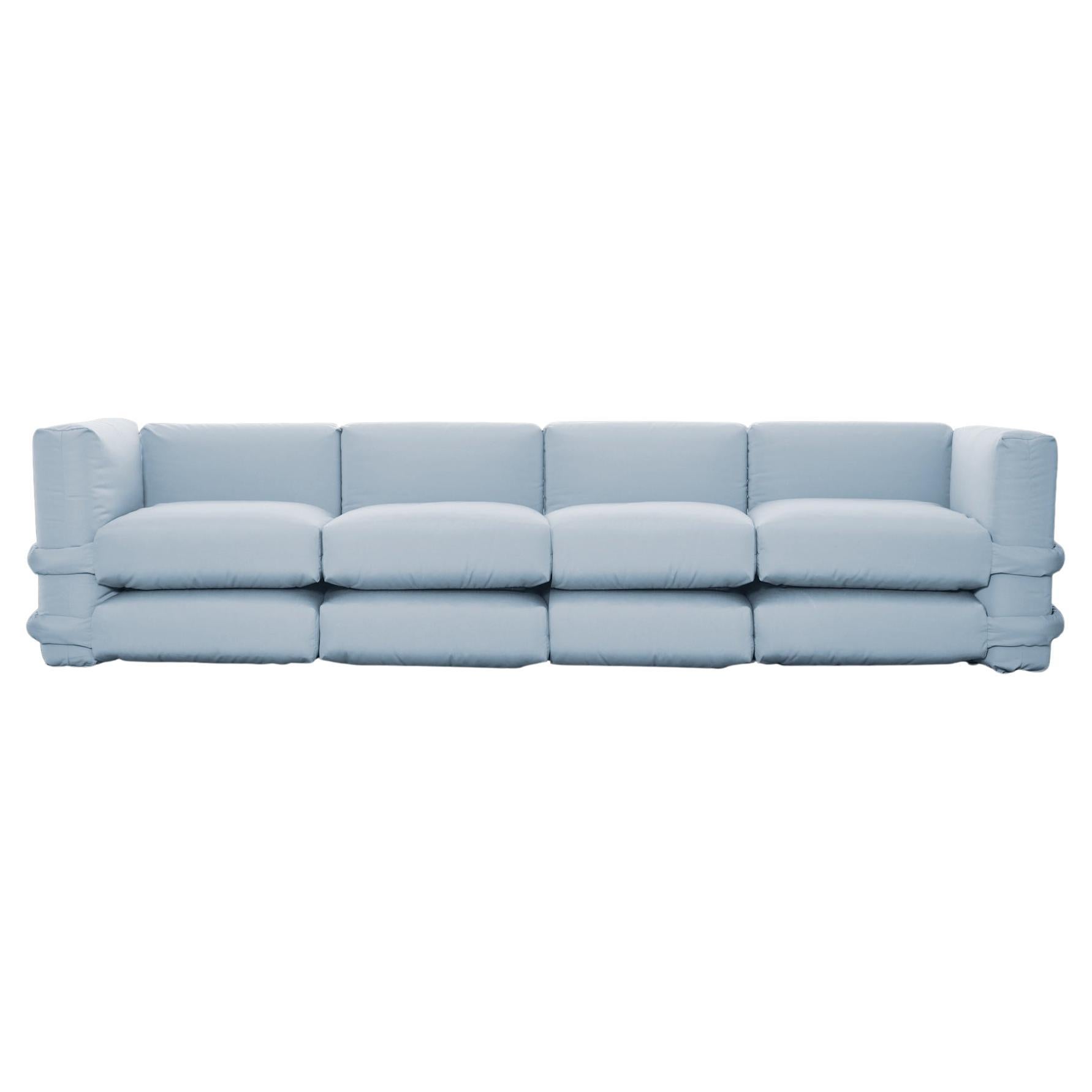 PILLOW SOFA BY Muller Van Severen, Cotton, Pink, Four-Seaters