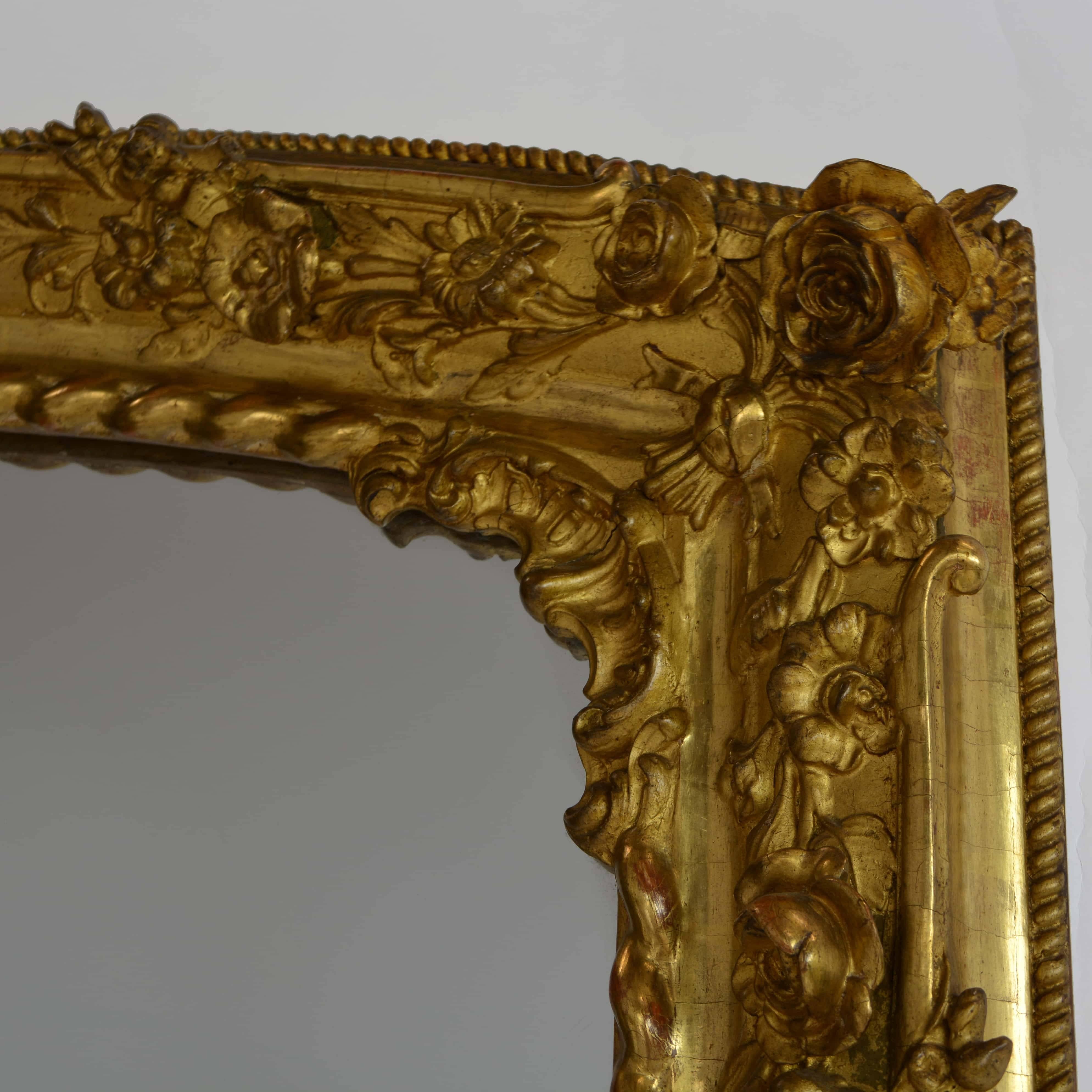 19th Century Pair of Charles X Gilded Mirrors 3