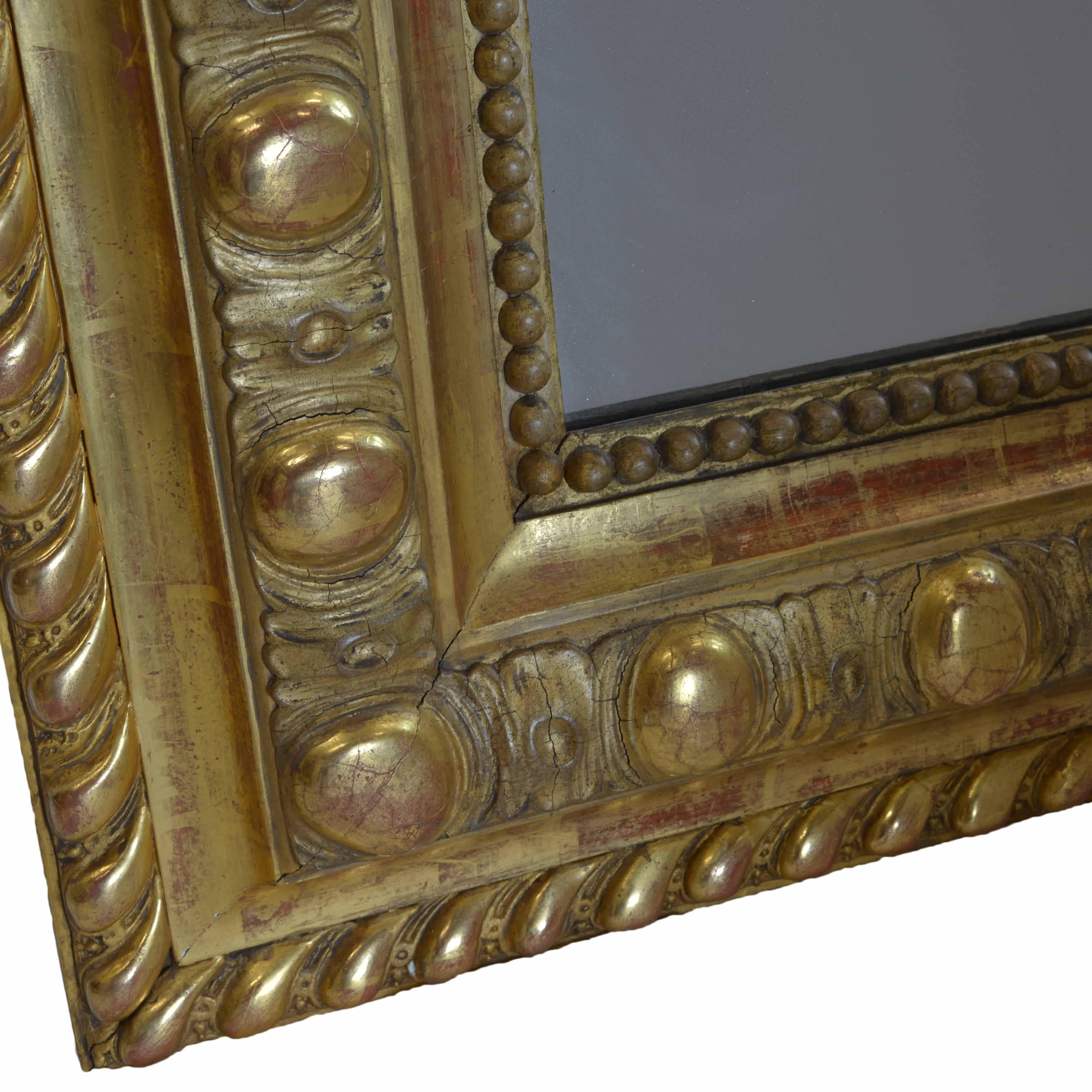 french carved mirror