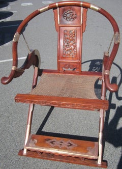 Chinese Hunting Chair, Tulip Wood