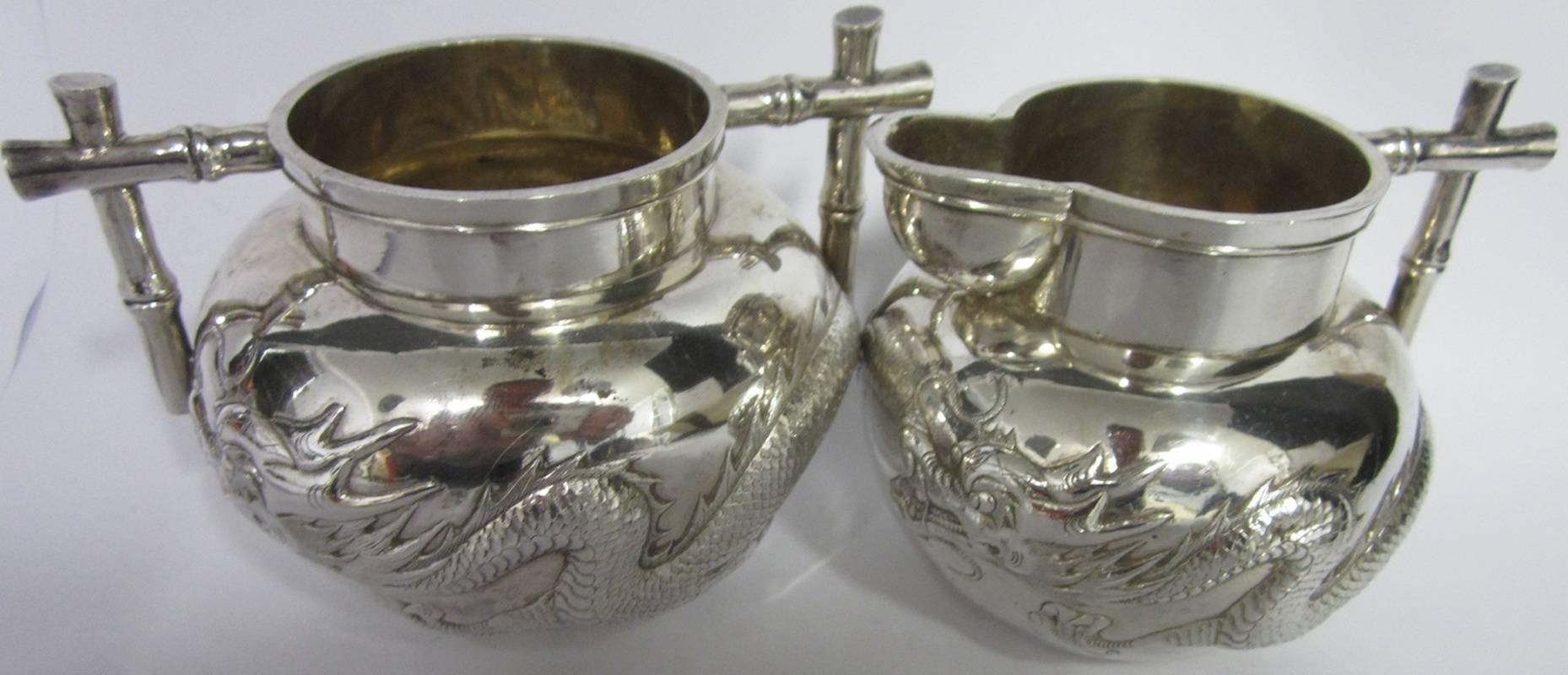 Hand-Crafted Chinese Export Silver by Wang Hing