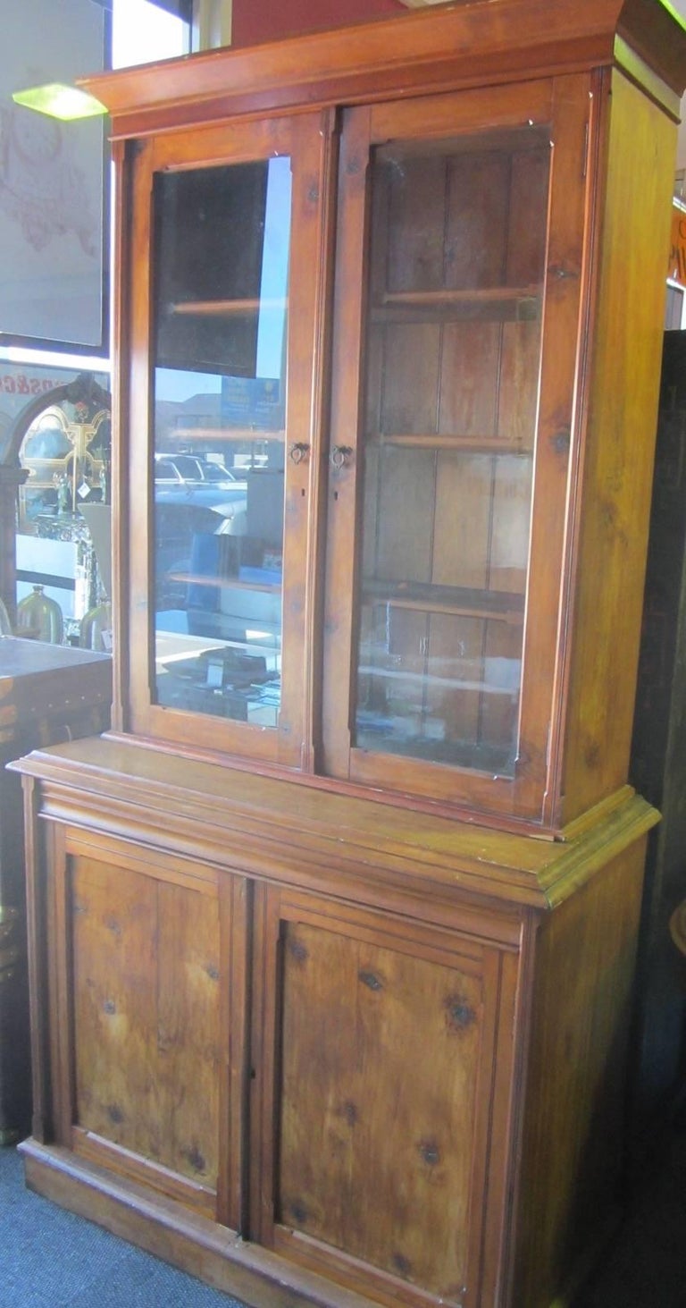 Australian Colonial Period Pine Kauri Pine Bookcase At 1stdibs